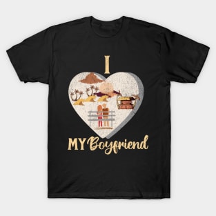 I love my boyfriend, my partner T-Shirt